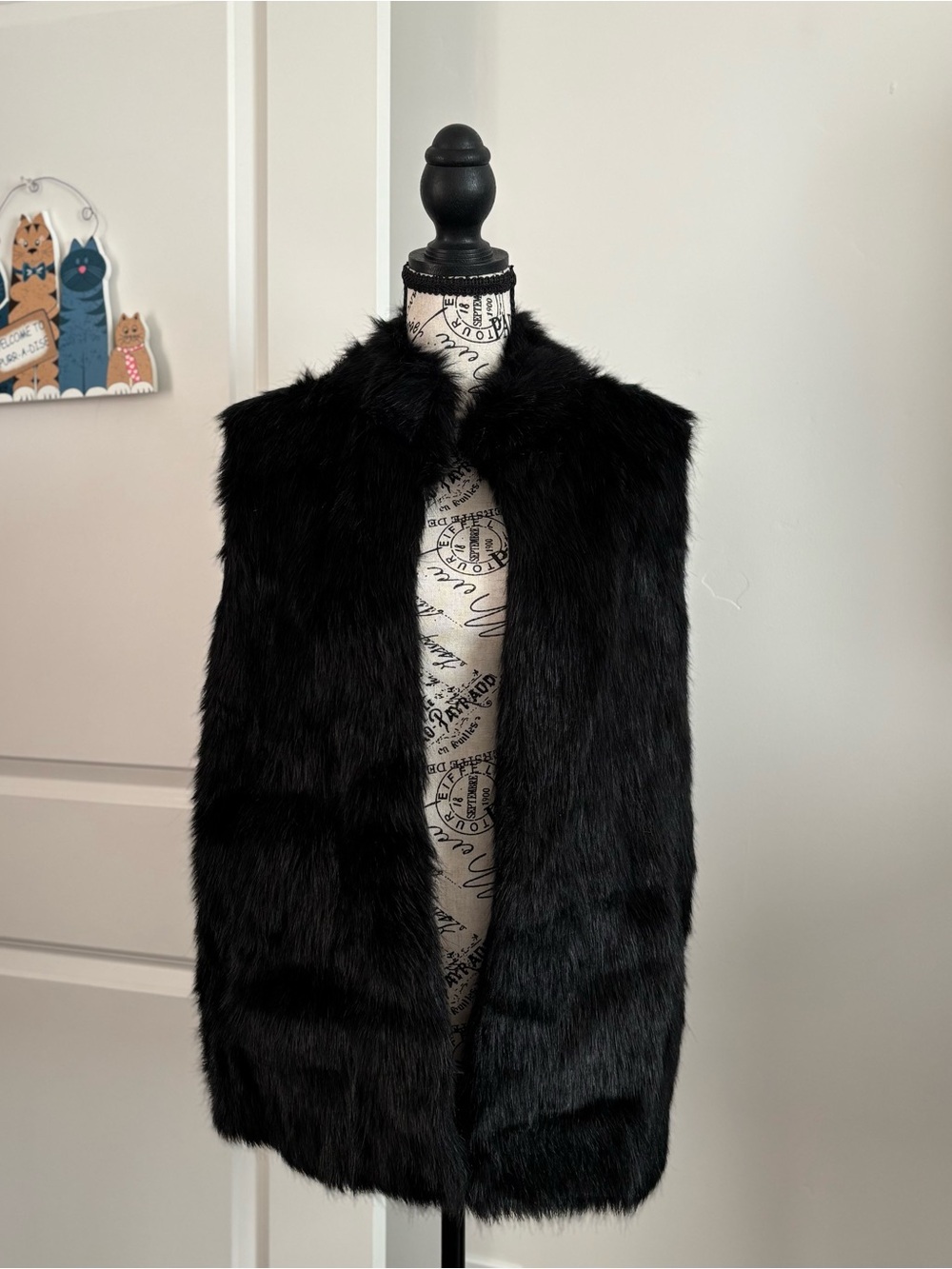 Vintage MICHAEL Michael Kors Faux Fur Cable Knit Hybrid Vest 🖤